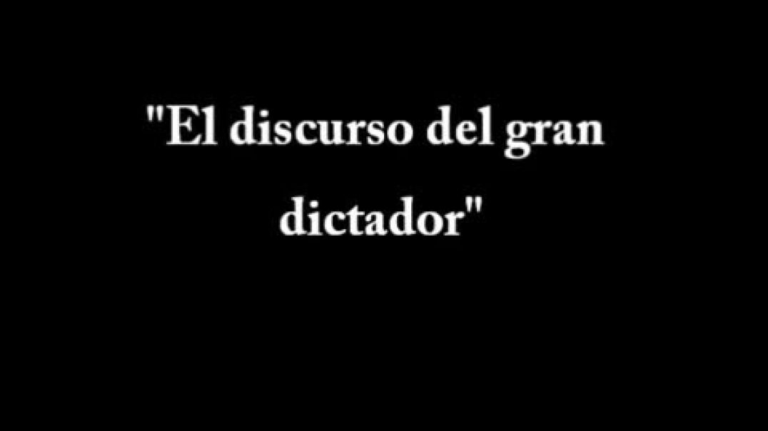 El Gran Dictador, discurso