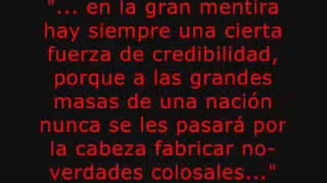 Las mentiras colosales solo las fabrican los Mentirosos Colosales