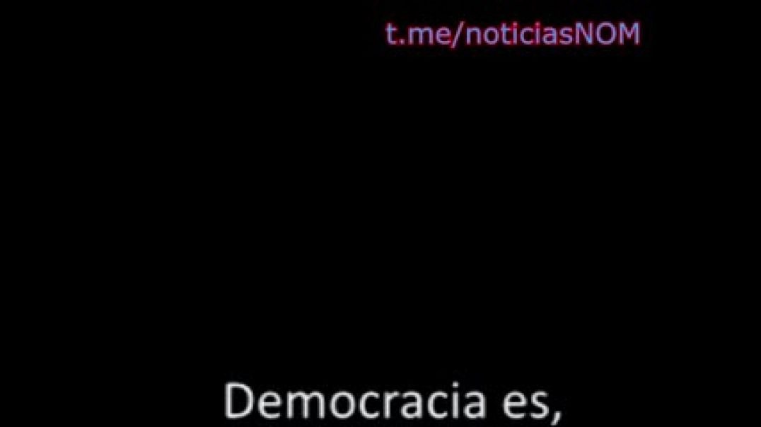 ¿DEMOCRACIA?