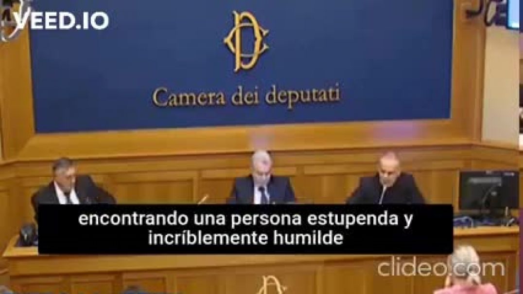 Censurado-INTERVENCIÓN DEL DOCTOR ITALIANO Pasquale Mario Bacco - Cámara de diputados de Italia.