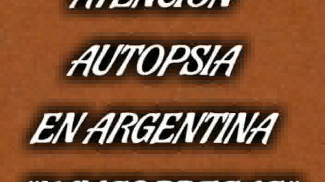 Autopsia en argentina