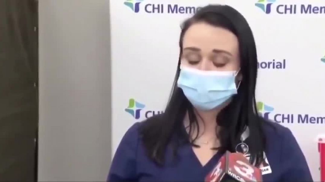 ATENCIÓN-Enfermera se desploma en directo tras ponersela vacuna...
