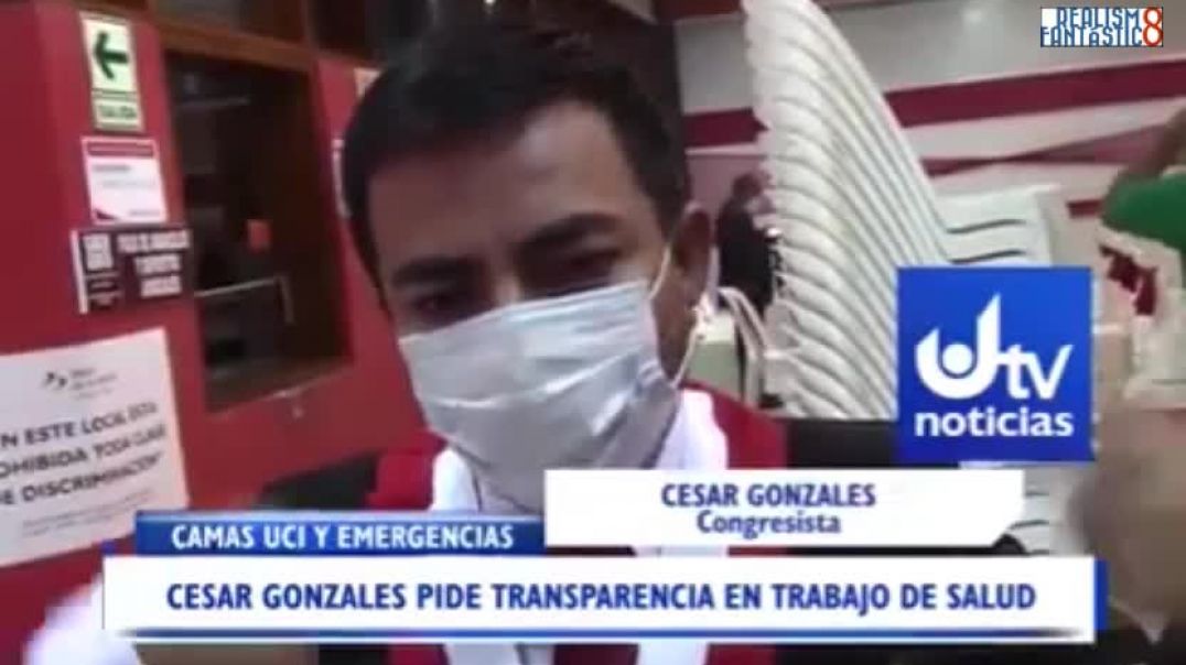 Político peruano denuncia la mentira de hospitales colapsados por Covid-19