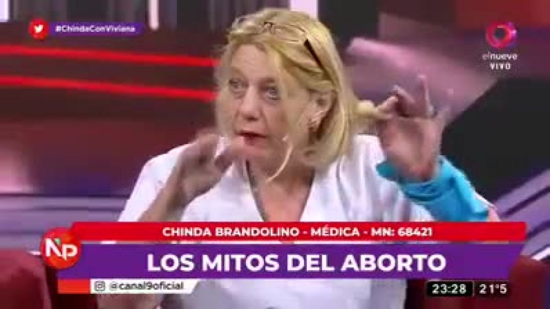 CHINDA BRANDOLINO HABLA SOBRE EL ABORTO