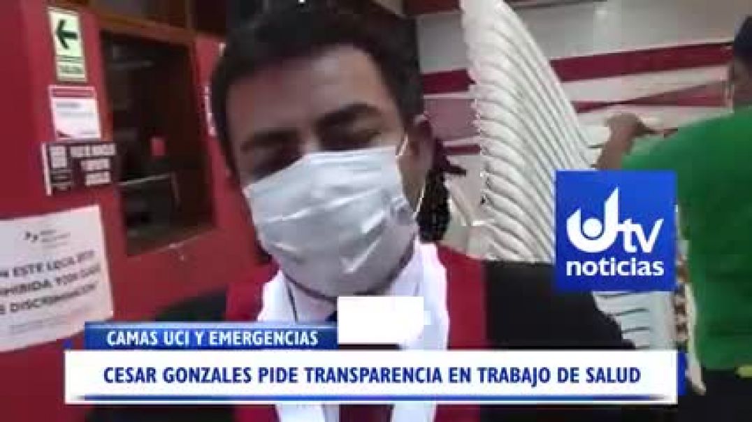 Congresista cesar Gonzáles de Perú fiscaliza hospitales y desenmascara a medios de comunicación