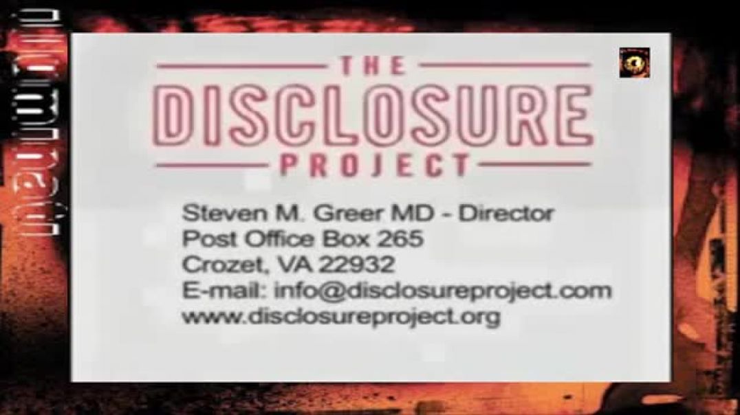 Disclosure Project (sólo Dr Steve COMFERENCIA ORIGINAL 9 HORAS BORRADA DE TODO INTERNET)
