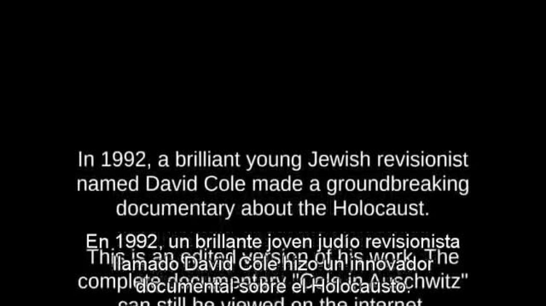 Revisionista judio DAVID COLE DESTRUYE EL HOLOCAUSTO- resumen documental.