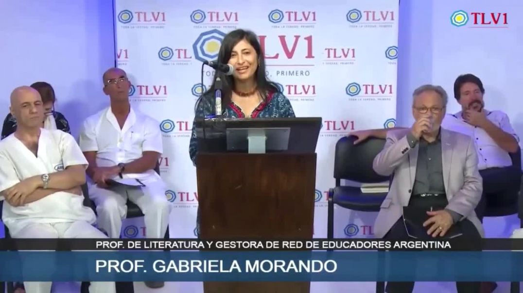 Evento realizado en TLV1, escuchamos a la Profesora Gabriela Morando (PLANDEMIA)