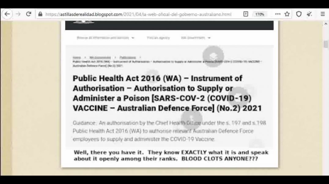 Oficial Vacuna COVID-19 es un Veneno