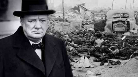 El cerdo de Churchill genocida