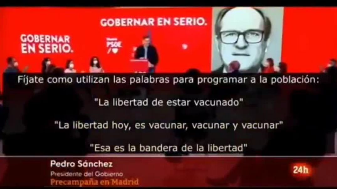 (RESUBIDA) - Pedro sanchez, la vacuna es libertad