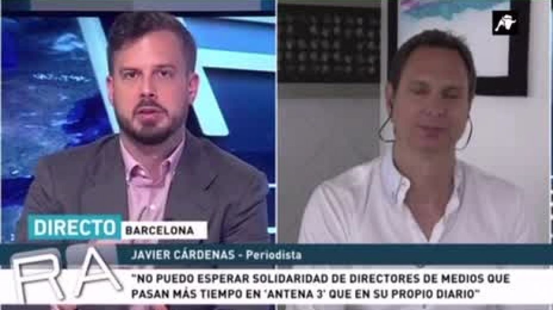 Periodista Javier Cárdenas despedido confirma que el gobierno soborna a los medios y los censura