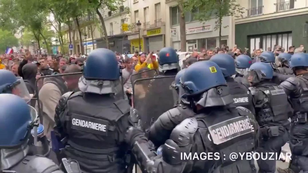 AL GRITO DE LIBERTAD Manifestaciones Francia julio 2021