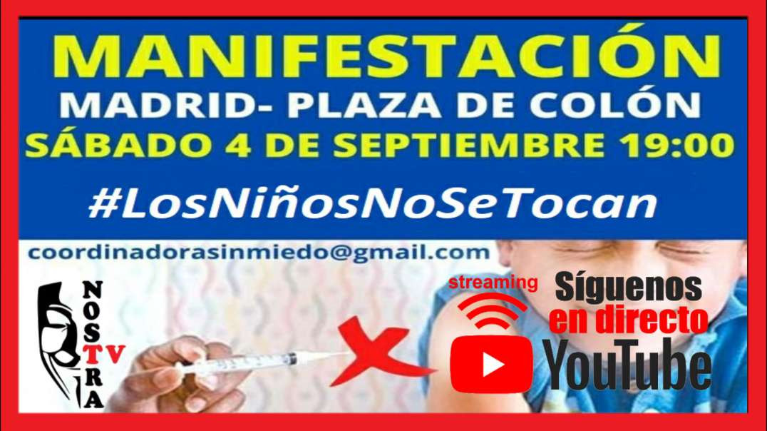 Manifestación 4 de Septiembre Madrid - Plaza de Colón